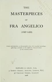 Tapa de The masterpieces of Fra Angelico (1387-1455)