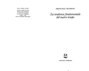 Tapa de La tendenza fondamentale del nostro tempo