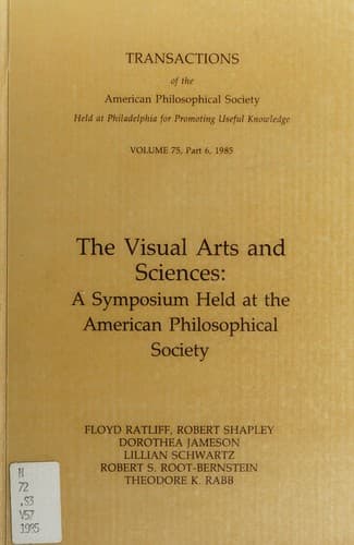 Tapa de The Visual arts and sciences