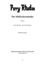 Tapa de Der Milliardenmörder