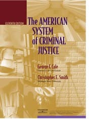 Tapa de The American system of criminal justice