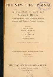 Tapa de New life hymnal