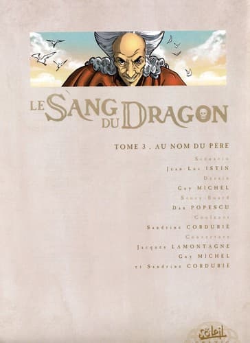Tapa de Le Sang du Dragon, tome 3