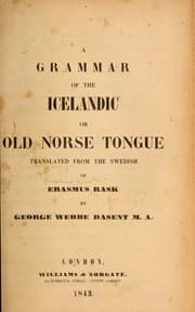 Tapa de A grammar of the Icelandic or Old Norse tongue