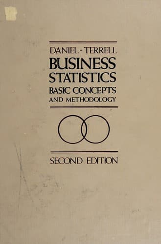 Tapa de Business statistics