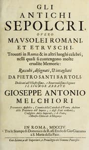 Tapa de Gli antichi sepolcri, overo, Mausolei Romani, et Etruschi, trouati in Roma & in altri luoghi celebri