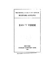Tapa de Early verse