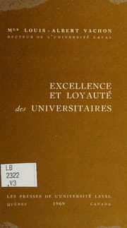 Tapa de Excellence et loyaute des universitaires. --