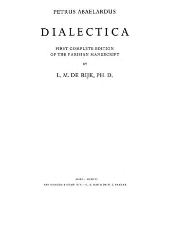 Tapa de Dialectica.
