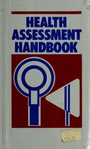 Tapa de Health assessment handbook