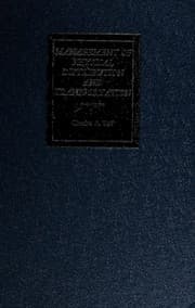Tapa de Management of physical distribution and transportation