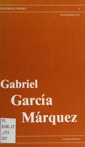 Tapa de Gabriel García Márquez