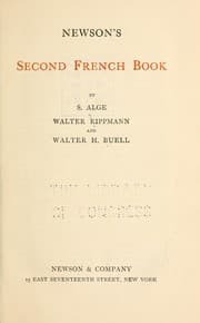 Tapa de Newson's second French book