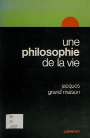 Tapa de Une philosophie de la vie