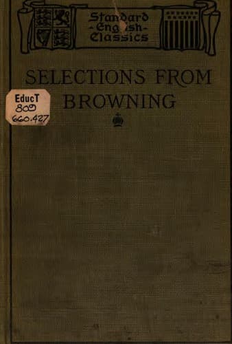 Tapa de Selections from Browning