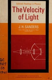 Tapa de Velocity of light