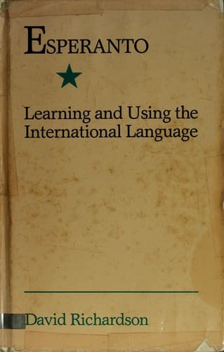 Tapa de Esperanto Learning and Using the International Language