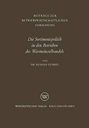 Tapa de Die Sortimentspolitik in den Betrieben des Wareneinzelhandels