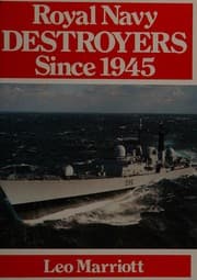 Tapa de Royal Navy destroyers since 1945