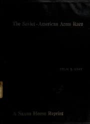 Tapa de Soviet American Arms Race (Saxon House studies)