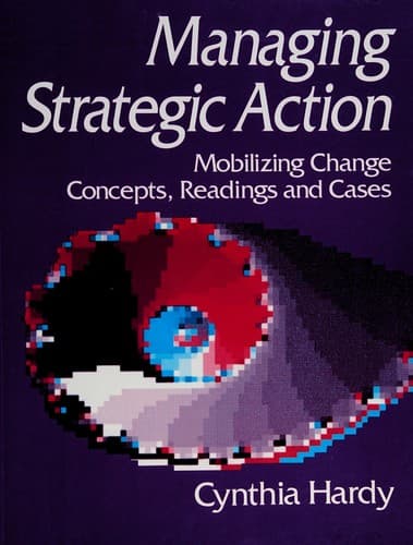 Tapa de Managing strategic action