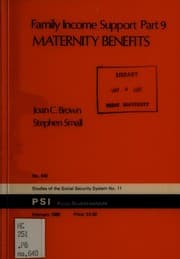 Tapa de Maternity Benefits