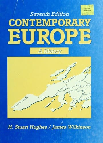 Tapa de Contemporary Europe