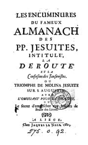 Tapa de Les enluminures du fameux almanach des pp. Jesuites