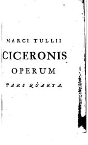 Tapa de Marci Tullii Ciceronis opera quae supersunt omnia, cum Asconio & scholiaste veteri