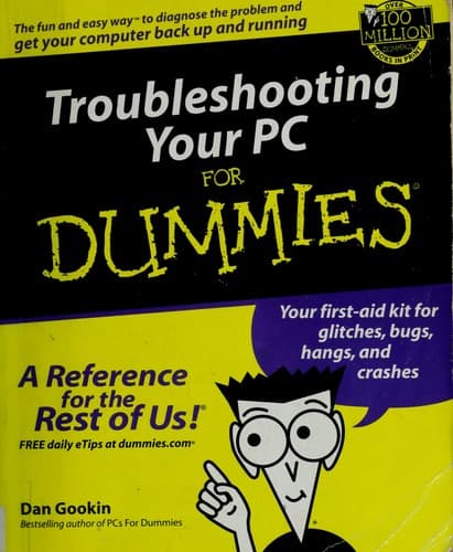 Tapa de Troubleshooting your PC for Dummies