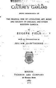 Tapa de Culture's Garland: Being Memoranda of the Gradual Rise of Literature, Art, Music and Society in ..