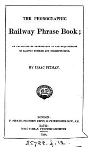 Tapa de The phonographic railway phrase book