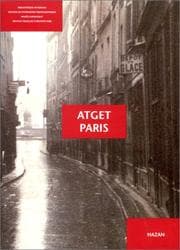 Tapa de Atget Paris