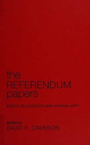 Tapa de The referendum papers