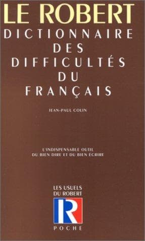 Tapa de Dictionnaire des difficultés du français