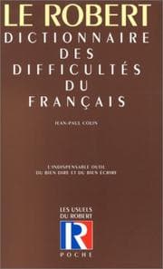 Tapa de Dictionnaire des difficultés du français
