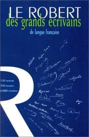 Tapa de Le Robert des grands écrivains de langue française