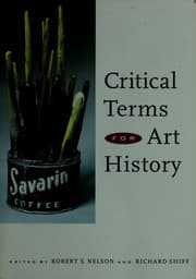 Tapa de Critical terms for art history
