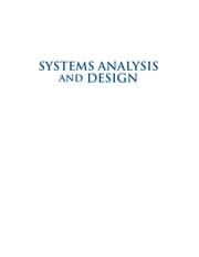 Tapa de Systems analysis and design