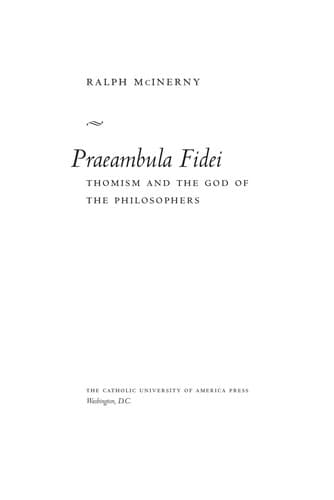 Tapa de Praeambula fidei