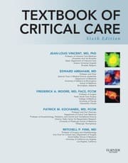 Tapa de Textbook of critical care