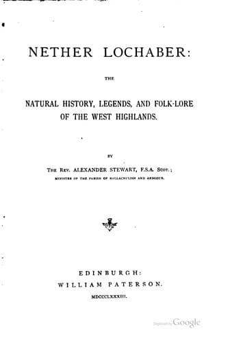 Tapa de Nether Lochaber