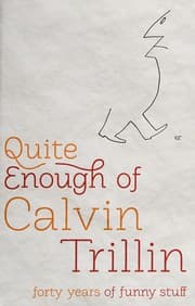 Tapa de Quite enough of Calvin Trillin