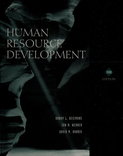 Tapa de Human resource development