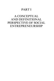 Tapa de Handbook of research on social entrepreneurship