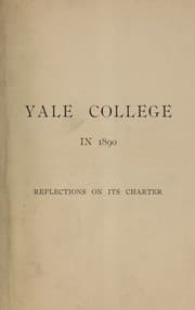 Tapa de Yale College in 1890