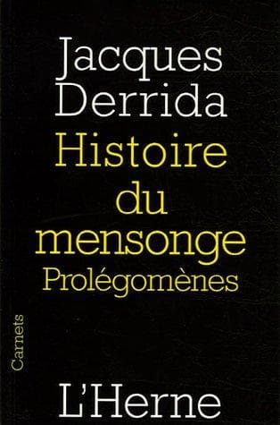Tapa de Histoire du mensonge