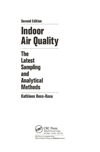 Tapa de Indoor air quality