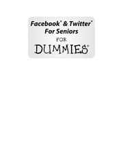 Tapa de Facebook & Twitter for seniors for dummies