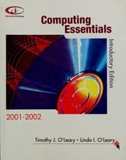 Tapa de Computing essentials, 2001-2002